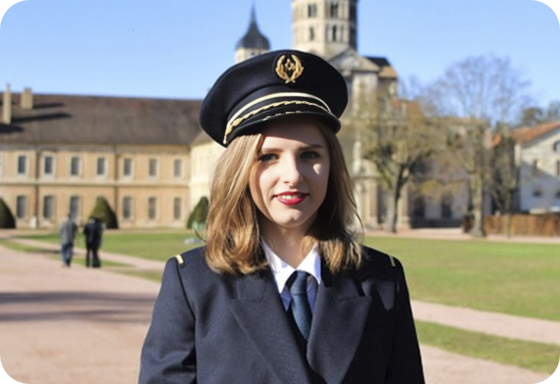 Kobieta w mundurze